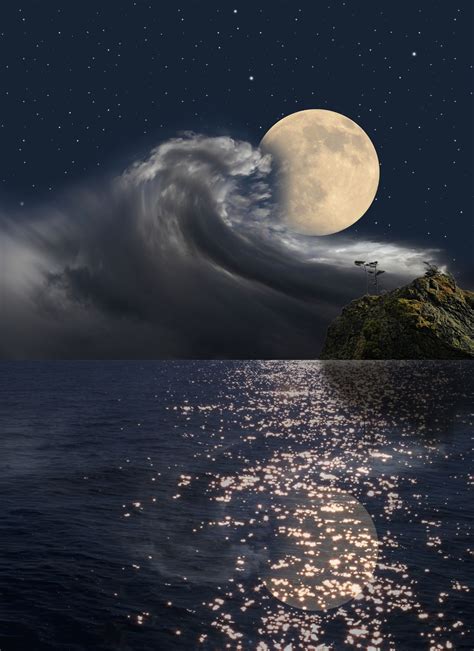 Moon and stars stock photos and images 123rf. 3851 by peter holme iii | Moon pictures, Beautiful moon ...