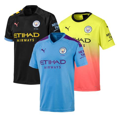 Das trikot verfügt über ein ideales feuchtigkeitsmanagement und hält dich jederzeit kühl udn trocken. Puma Manchester City Herren Home Away 3rd Trikot 19/20 ...