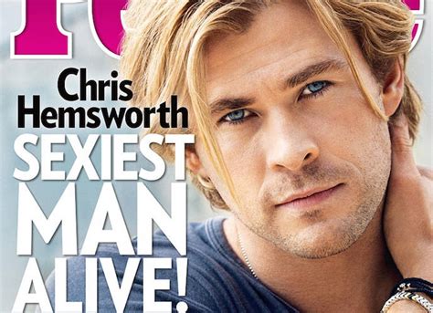 Chris Hemsworth Is Named Peoples Sexiest Man Alive Uinterview