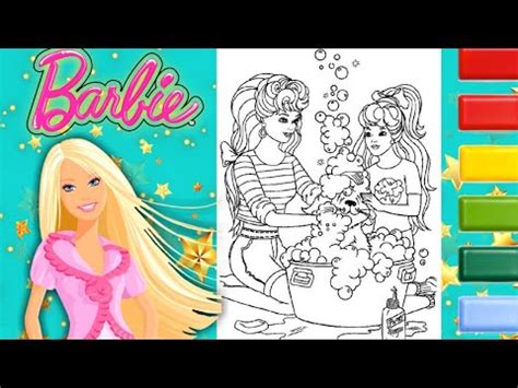 Maybe you would like to learn more about one of these? Barbie, Chelsea and Puppy Coloring Page | Barbie Doll ...