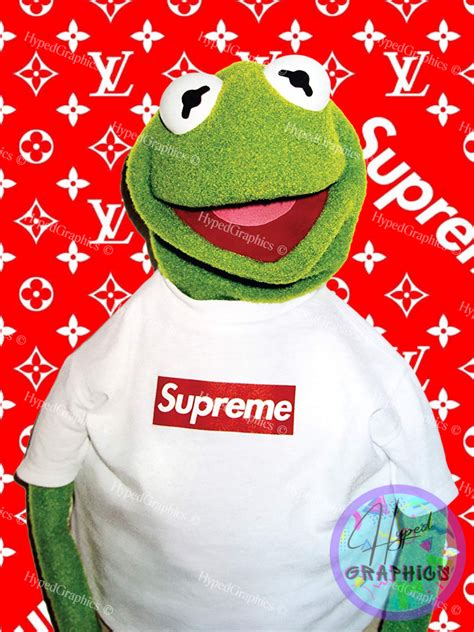 42％割引公式 Supreme Kermit ポスター ポスター コミックアニメグッズ Otaonarenanejp