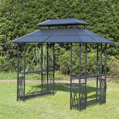 Here at backyard creations, you, the customer, comes 1st! Backyard Creations® Steel Roof Grill Gazebo at Menards®