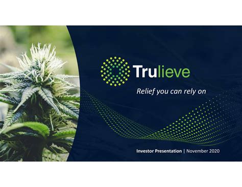 Trulieve Cannabis Corp. 2020 Q3 - Results - Earnings Call ...