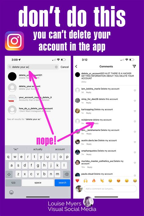 How To Delete An Instagram Account Step By Step Louisem