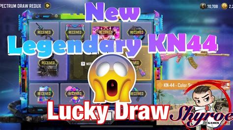 Cod Mobile New Legendary Kn 44 Full Lucky Draw Youtube