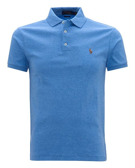 Polo blue sport was launched in 2012. Ralph Lauren Mens Sky Blue Heather Pima Cotton Polo Shirt