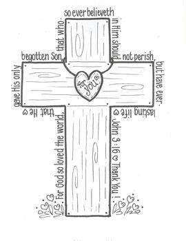 You can use these picture for backgrounds on mobile with high quality resolution. John 3:16 'CROSS' | Sunday school crafts, Bible lessons ...