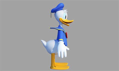Donald Duck 3d Model Cgtrader