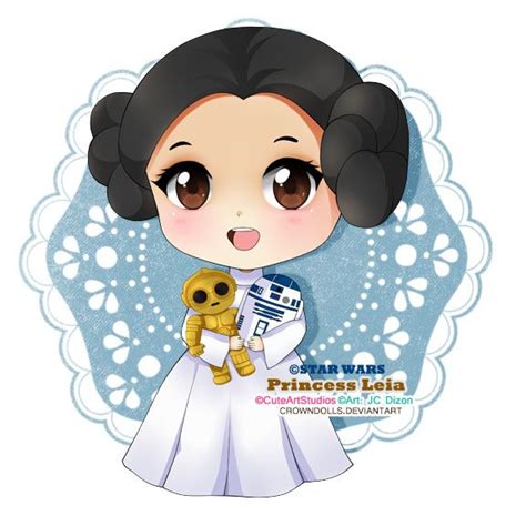 Baby Princess Leia Cartoon