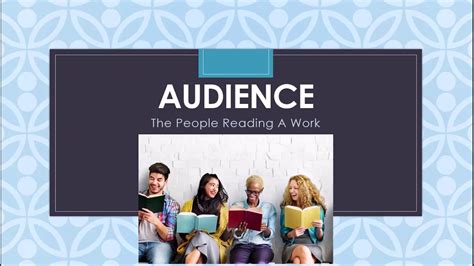 Determining An Authors Audience Youtube