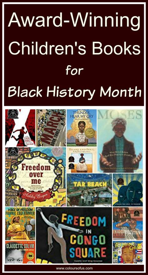 21 Award Winning Childrens Books For Black History Month Colours Of Us