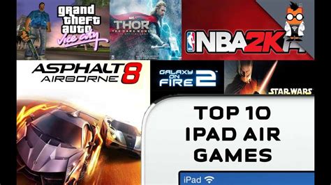 Top 10 Apple Ipad Air Games Youtube