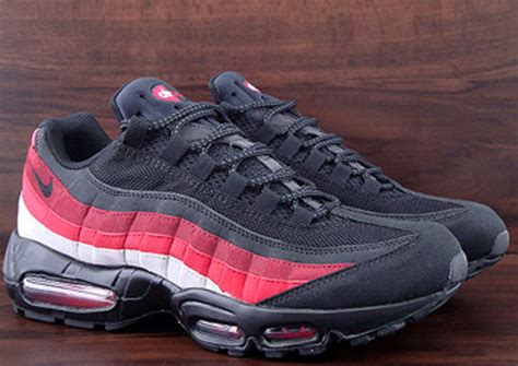 Nike Air Max 95 Black Neutral Grey Varsity Red Available On