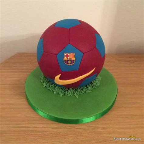 In a mixer fitted with paddle attachment, beat sugar and butter until creamy. Football Cake Design - Download & Share