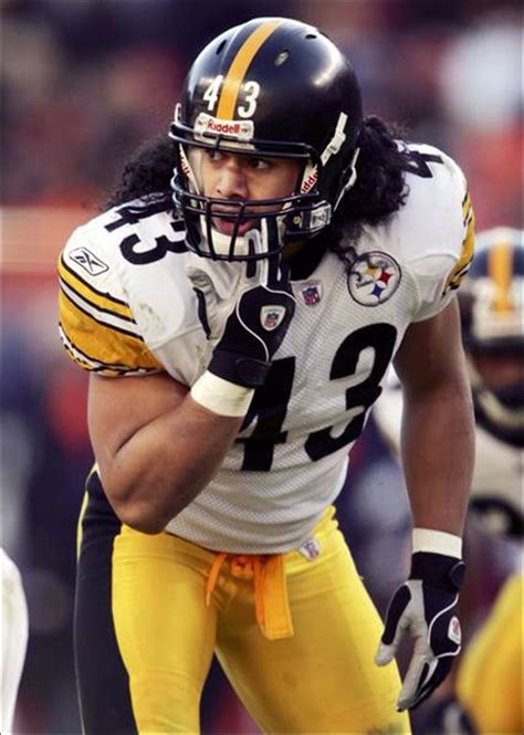 Troy polamalu is number 43 and is a strong safety. Hair apparent: Polamalu makes Pittsburgh defense go ...