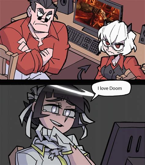 Everyone Loves DOOM Helltaker Funny Gaming Memes Anime Memes Funny Doom