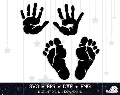 Baby Handprint Svg