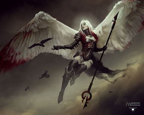 Avacyn Bastien Lecouffe Deharme Scifi Fantasy Art Angel Warrior