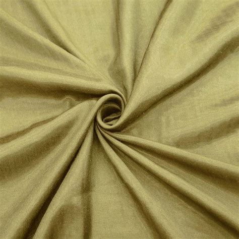 Greenish Beige Shantung Fabric Sewing Crafts Home Etsy