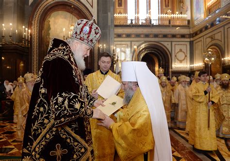 His Holiness Patriarch Kirill Celebrates Divine Liturgy In Cathedral Of