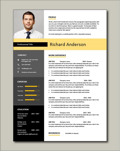 Attached is the second draft of my resume. free CV examples, templates, creative, downloadable, fully ...