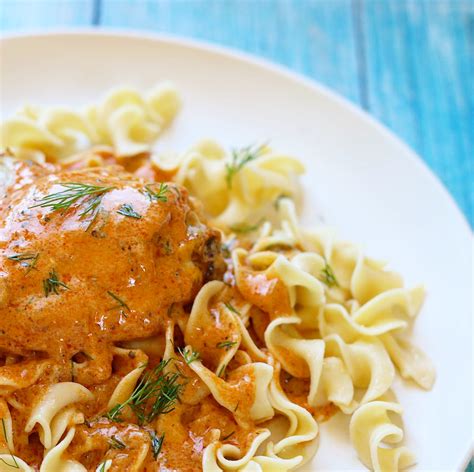 Delicious Chicken Paprikash Fast Or Slow Cooking The 2 Spoons