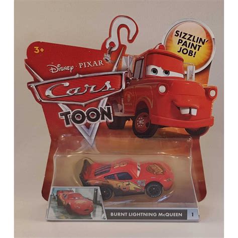 Disney Pixar Mattel Cars Toons Burnt Bliksem Lightning Mcqueen