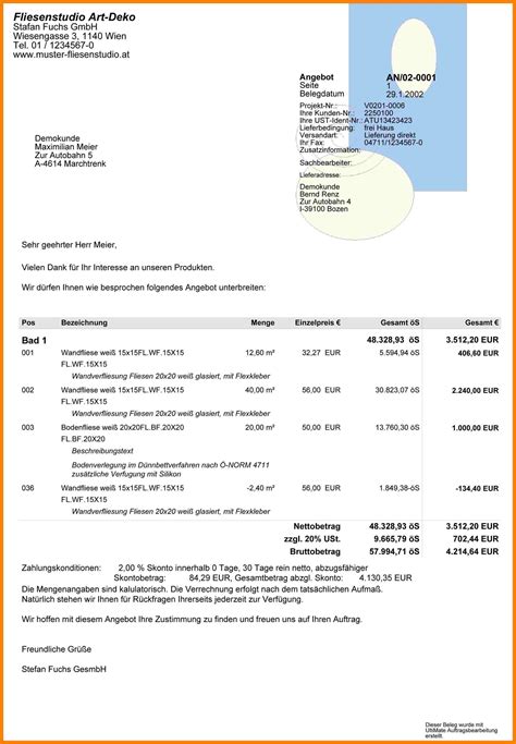 Was sind die größten kostenfaktoren und wie kann man am besten spren?. 15+ schriftliches angebot muster