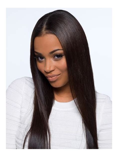 Stock Straight 100 Density Full Lace Human Hair Wig Straight Sst001