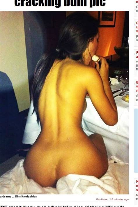 Kanye West Posta Foto De Kim Kardashian Nua Comendo Banana Diz Site