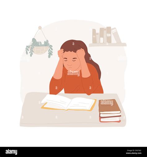 Frustration In The Classroom Isolated Cartoon Vector Illustration