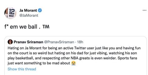 Ja Morant Tweet Blacksportsonline