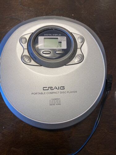 Craig Silver Portable Compact Disc Player Cd2808 Fully Tested Ebay
