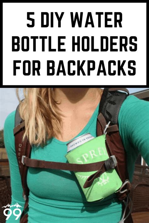 Maybe you would like to learn more about one of these? 5 DIY Water Bottle Holders for Backpacks Straps | 99Boulders