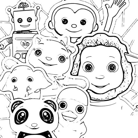 Little Baby Bum Coloring Sheets Coloring Pages