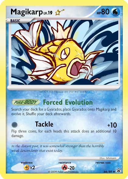 Magikarp is a basic, water type pokemon card with an hp of 30. Shiny Magikarp Pokemon card by Maximxxx100 on DeviantArt