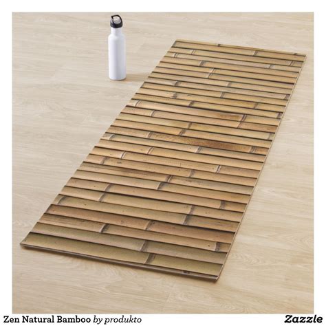 Zen Natural Bamboo Yoga Mat Custom Yoga Mat Yoga Mat Yoga