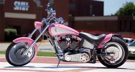 Fight Like A Girl Pink Motorcycle