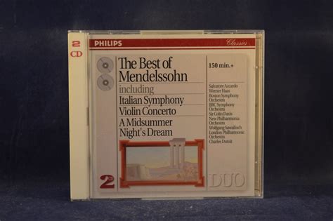 mendelssohn the best of mendelssohn including italian symphony violin concerto a