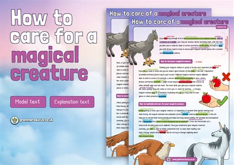 How To Care For A Magical Creaturead Grammarsaurus
