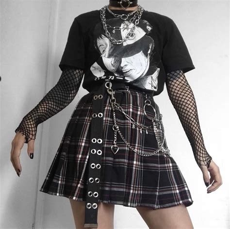 grunge style product available via our website in 2020 alternative outfits cute casual