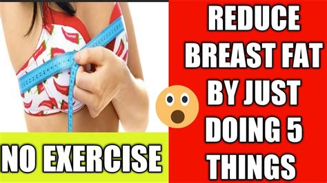 how to lose breast fat at home reduce breast fat naturally weight loss tips youtube