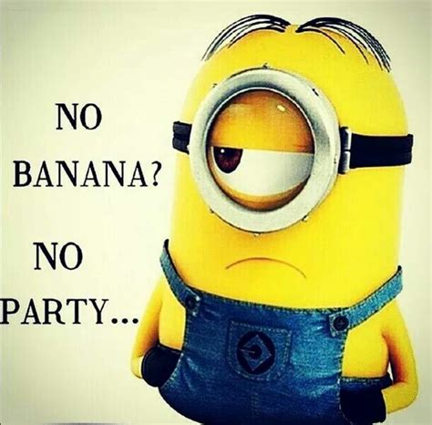 No Banana Despicable Minions Minions Banana Party