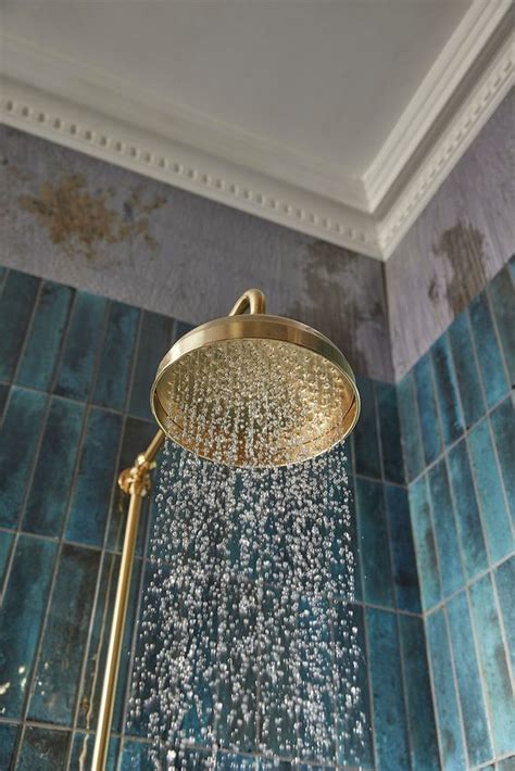 Keswick Exposed Shower In Brushed Brass Roper Rhodes