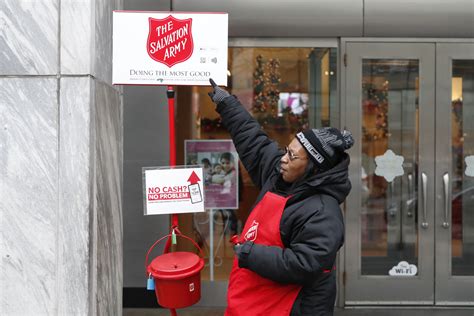No Cash Salvation Army Now Accepting Mobile Donations