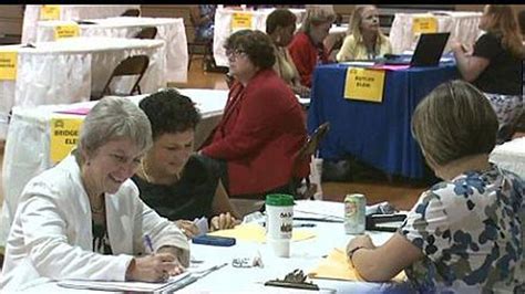 Unemployed Jefferson Parish Teachers Attend Job Fair