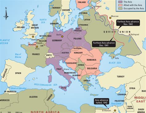 29 Map Of Europe 1942 Maps Online For You