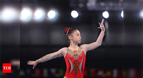Tokyo Olympics Chinese Gymnast Guan Chenchen Wins Gold In Balance Beam Tokyo Olympics News