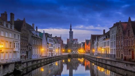 Jan Van Eyckplein In Bruges Belgium © Aliaume Chapelletandem Stills