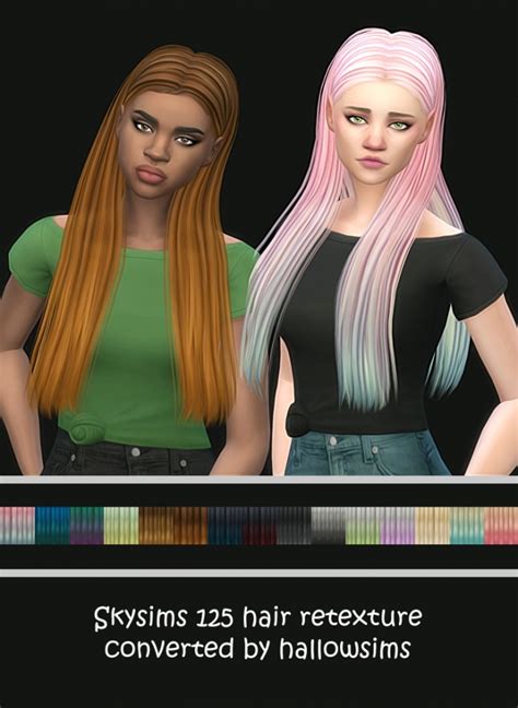 Skysims 125 Hair Retexture At Maimouth Sims4 Sims 4 Updates